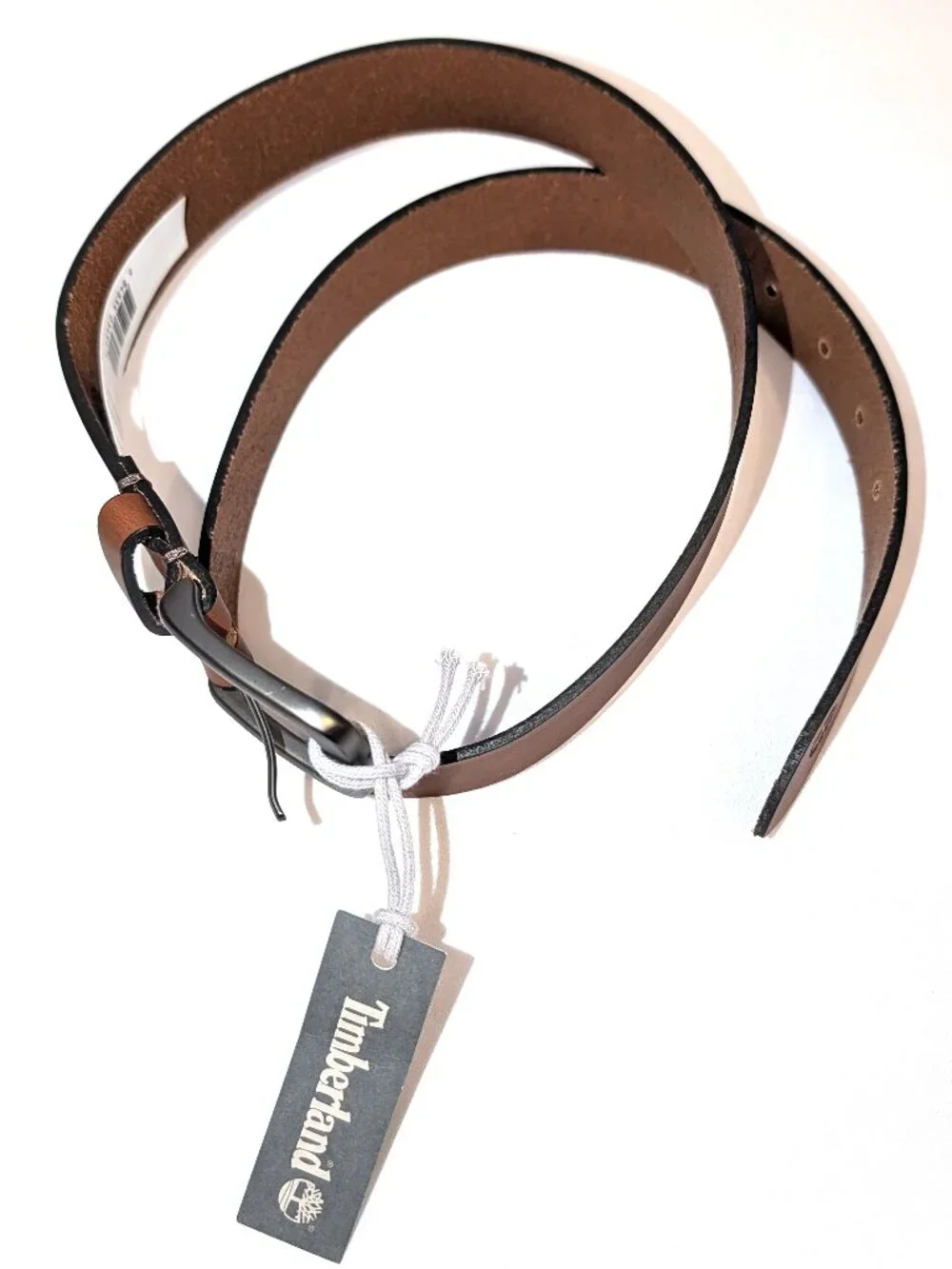 NWT Timberland Men's | Size 34 Genuine Leather Solid Brown Belt